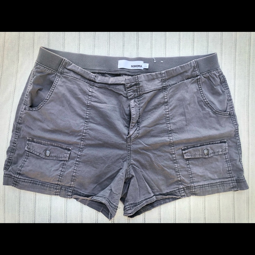 Charcoal gray shorts